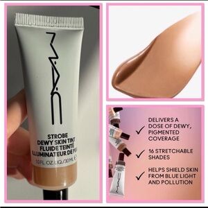 Mac Strobe Dewy Skin Tint ~ Deep 2 Dark Medium to Tan ~ Neutral